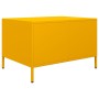 Mesa de centro acero laminado en frío amarillo 68,5x50x43,5 cm