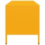 Mueble para TV acero laminado en frío amarillo 101,5x39x43,5 cm