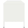 Mueble para TV acero laminado en frío blanco 101,5x39x43,5 cm