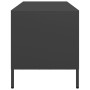 Mueble para TV acero laminado en frío negro 68x39x43,5 cm