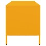 Mueble TV acero laminado en frío amarillo mostaza 68x39x43,5 cm