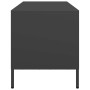 Mueble para TV acero laminado en frío negro 101,5x39x43,5 cm