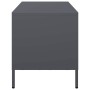 Mueble de TV acero laminado en frío antracita 101,5x39x43,5 cm