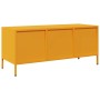Mueble para TV acero laminado en frío amarillo 101,5x39x43,5 cm