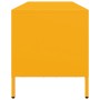 Mueble para TV acero laminado en frío amarillo 135x39x43,5 cm