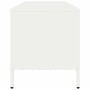 Mueble para TV acero laminado en frío blanco 135x39x43,5 cm