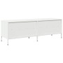 Mueble para TV acero laminado en frío blanco 135x39x43,5 cm