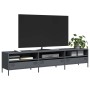 Mueble de TV acero laminado en frío antracita 202x39x43,5 cm