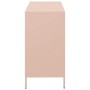 Aparador de acero laminado en frío rosa 101,5x39x73,5 cm