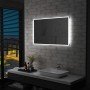 Espejo de pared de baño con LED 100x60 cm en Espejos | Comprar online en Foro24