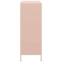 Aparador acero rosa 68x39x103,5 cm