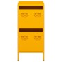 Aparador acero laminado en frío amarillo mostaza 35x39x73,5 cm