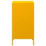 Aparador acero laminado en frío amarillo mostaza 35x39x73,5 cm