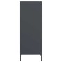 Aparador de acero gris antracita 39x35x103,5 cm