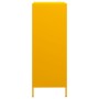 Aparador de acero amarillo mostaza 39x35x103,5 cm