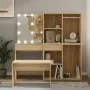 LED-Waschtischset aus Sonoma-Eichensperrholz von vidaXL, Schlafzimmermöbel-Sets - Ref: Foro24-3114101, Preis: 226,21 €, Rabat...