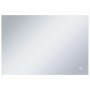 Espejo de pared de baño con LED y sensor táctil 80x60 cm