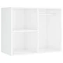 Glänzend weißes Sperrholz-LED-Waschtischset von vidaXL, Schlafzimmermöbel-Sets - Ref: Foro24-3114103, Preis: 234,90 €, Rabatt: %