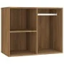 Brown Oak Plywood LED Vanity Set by vidaXL, Bedroom furniture sets - Ref: Foro24-3114106, Price: 231,78 €, Discount: %