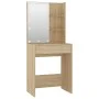 Sonoma Oak Plywood LED Vanity Set by vidaXL, Bedroom Dressers - Ref: Foro24-3114133, Price: 129,58 €, Discount: %