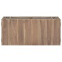 Wand-Badezimmerschrank aus massivem Teakholz 90x39x40 cm von vidaXL, Schließfächer und Lagerschränke - Ref: Foro24-338254, Pr...