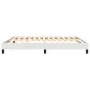 Estructura de cama de cuero sintético blanco 160x200 cm de vidaXL, Camas y somieres - Ref: Foro24-3120707, Precio: 108,98 €, ...