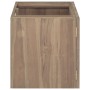 Wand-Badezimmerschrank aus massivem Teakholz 90x39x40 cm von vidaXL, Schließfächer und Lagerschränke - Ref: Foro24-338254, Pr...