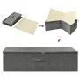 Anthrazitgraue Aufbewahrungsbox aus Stoff, 70 x 40 x 18 cm von vidaXL, Aufbewahrungskörbe - Ref: Foro24-332903, Preis: 26,40 ...