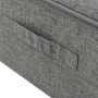 Anthrazitgraue Aufbewahrungsbox aus Stoff, 70 x 40 x 18 cm von vidaXL, Aufbewahrungskörbe - Ref: Foro24-332903, Preis: 33,15 ...