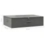 Anthrazitgraue Aufbewahrungsbox aus Stoff, 70 x 40 x 18 cm von vidaXL, Aufbewahrungskörbe - Ref: Foro24-332903, Preis: 26,40 ...