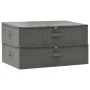 Storage boxes 2 units in anthracite gray fabric 70x40x18 cm by vidaXL, Storage baskets - Ref: Foro24-332904, Price: 47,06 €, ...