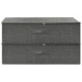 Aufbewahrungsboxen 2 Einheiten anthrazitgrauer Stoff 70x40x18 cm von vidaXL, Aufbewahrungskörbe - Ref: Foro24-332904, Preis: ...