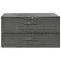 Aufbewahrungsboxen 2 Einheiten anthrazitgrauer Stoff 70x40x18 cm von vidaXL, Aufbewahrungskörbe - Ref: Foro24-332904, Preis: ...