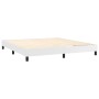 Boxspringbett mit weißer Kunstledermatratze 160x200 cm von vidaXL, Betten und Lattenroste - Ref: Foro24-3144268, Preis: 456,4...