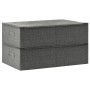 Aufbewahrungsboxen 2 Einheiten anthrazitgrauer Stoff 70x40x18 cm von vidaXL, Aufbewahrungskörbe - Ref: Foro24-332904, Preis: ...