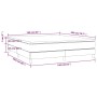Boxspringbett mit weißer Kunstledermatratze 160x200 cm von vidaXL, Betten und Lattenroste - Ref: Foro24-3144268, Preis: 456,4...