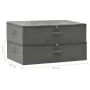 Storage boxes 2 units in anthracite gray fabric 70x40x18 cm by vidaXL, Storage baskets - Ref: Foro24-332904, Price: 47,06 €, ...