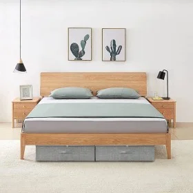Aufbewahrungsbox aus grauem Stoff, 70 x 40 x 18 cm von vidaXL, Aufbewahrungskörbe - Ref: Foro24-332905, Preis: 38,36 €, Rabat...