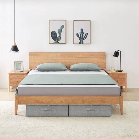 Aufbewahrungsbox aus grauem Stoff, 70 x 40 x 18 cm von vidaXL, Aufbewahrungskörbe - Ref: Foro24-332905, Preis: 39,45 €, Rabat...