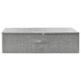 Aufbewahrungsbox aus grauem Stoff, 70 x 40 x 18 cm von vidaXL, Aufbewahrungskörbe - Ref: Foro24-332905, Preis: 39,45 €, Rabat...