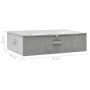 Aufbewahrungsbox aus grauem Stoff, 70 x 40 x 18 cm von vidaXL, Aufbewahrungskörbe - Ref: Foro24-332905, Preis: 39,45 €, Rabat...