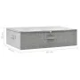 Gray fabric storage box 70x40x18 cm by vidaXL, Storage baskets - Ref: Foro24-332905, Price: 37,76 €, Discount: %