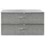 Aufbewahrungsboxen 2 Stück grauer Stoff 70x40x18 cm von vidaXL, Aufbewahrungskörbe - Ref: Foro24-332906, Preis: 47,34 €, Raba...