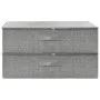 Storage boxes 2 units gray fabric 70x40x18 cm by vidaXL, Storage baskets - Ref: Foro24-332906, Price: 52,38 €, Discount: %