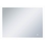 Espejo de pared de baño con LED y sensor táctil 80x60 cm