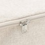 Storage boxes 2 units cream fabric 70x40x18 cm by vidaXL, Storage baskets - Ref: Foro24-332908, Price: 45,29 €, Discount: %