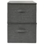 Storage boxes 2 units anthracite gray fabric 43x34x23 cm by vidaXL, Storage baskets - Ref: Foro24-332909, Price: 32,71 €, Dis...