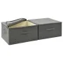 Storage boxes 2 units anthracite gray fabric 43x34x23 cm by vidaXL, Storage baskets - Ref: Foro24-332909, Price: 32,71 €, Dis...