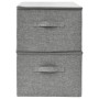 Aufbewahrungsboxen 2 Einheiten grauer Stoff 43x34x23 cm von vidaXL, Aufbewahrungskörbe - Ref: Foro24-332910, Preis: 35,54 €, ...