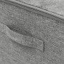 Cajas de almacenaje 2 unidades tela gris 43x34x23 cm de vidaXL, Cestas para almacenaje - Ref: Foro24-332910, Precio: 35,54 €,...